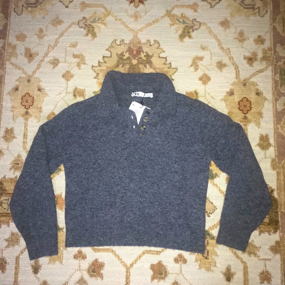 Zara cropped sweater